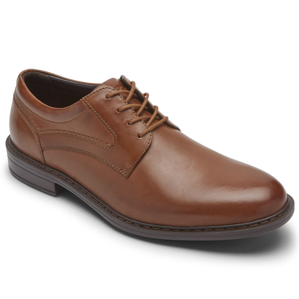 Rockport Mens Oxfords Brown - Parsons Plain Toe - UK 572-NEBDJY